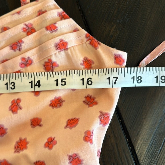 NWT  intuitions lace trim vintage rose slip dress - size 8 - Picture 7 of 10